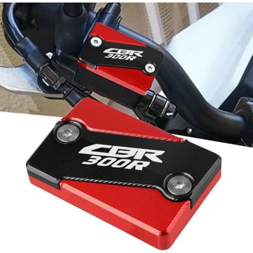 For HONDA CBR300R 2015-2017 2016 Motorcycle Accessories CNC brake Fluid Cylinder Master Reservoir Cover Cap CBR300 CBR 300 R