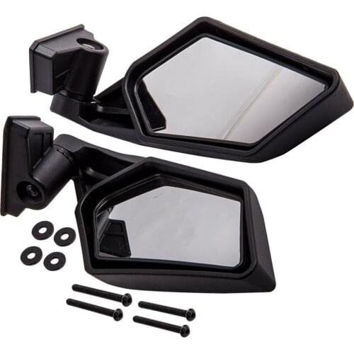 Black Side View Mirror Racing Set 2017-2019 for Can-Am Maverick X3 R Max 715002898