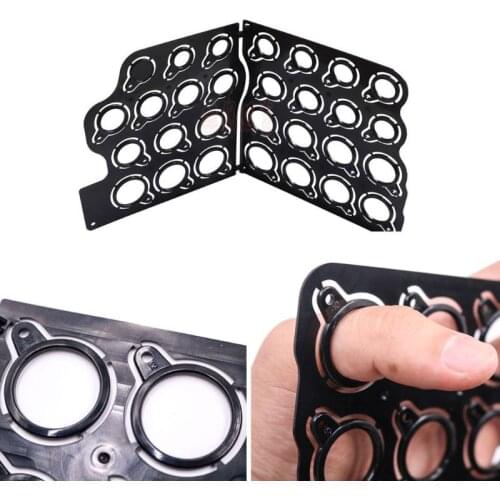 Black US Ring Sizer Board Finger Size Gauge Measure Tools Jewelry Sizing Tools