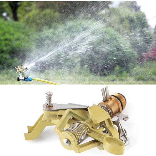 G1/2 Inch Irrigation Sprinkler 360 Degree Adjustable Zinc Alloy Sorinkler Rotating Sprayer Nozzle Garden Lawn Irrigation Sprinkl