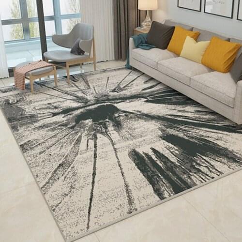 Geometric Abstract Living Room Carpet Floor Mat Home Table Rug Bedroom Decor Home Decor Anti-Slip Carpets