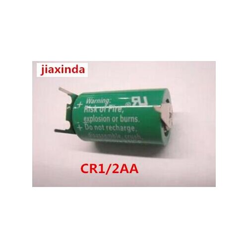 Jiaxinda NEW CR1/2AA CR1/2AA-SLF CR-1/2AA CR1/2 3V lithium battery PLC industrial control 14250 Li-ion battery 3Pin leg