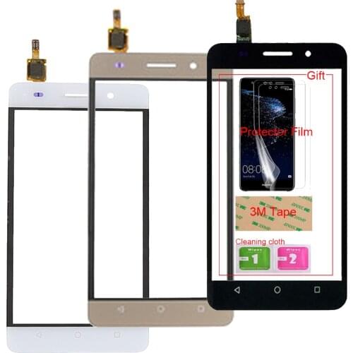 Mobile Phone Front Touch TouchScreen For Huawei Honor 4C Touch Screen Glass Digitizer Panel Lens Sensor Phone Capacitive + Gift