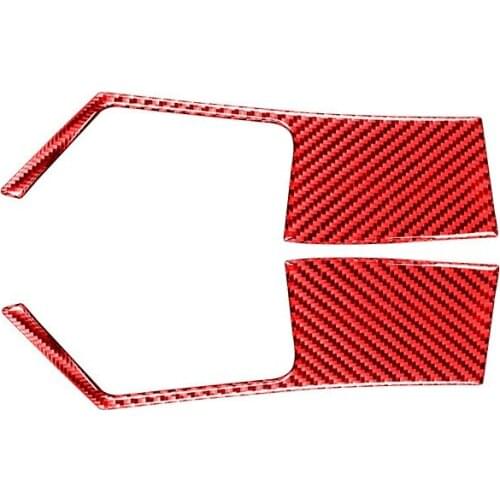 For Nissan GTR R35 2009-2015 Carbon Fiber Door Armrest Panel Sticker Window Control Console Frame Cover Trim