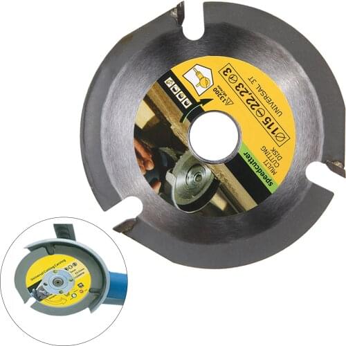 115mm 3 Teeth Circular Saw Blade universal Angle Grinder Saw Blade Disc Plastic Wood Carving Grinder Saw Power Tool Accessories