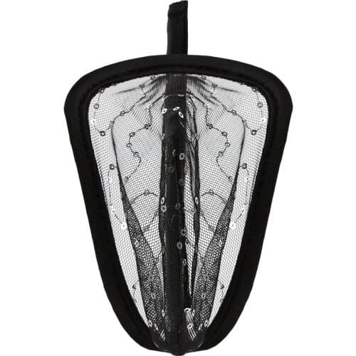 Sexy Hot C String Thong Invisible Underwear Lingerie See Through Sheer Mesh Male Bulge Pouch C-String Briefs Underwear for Gay