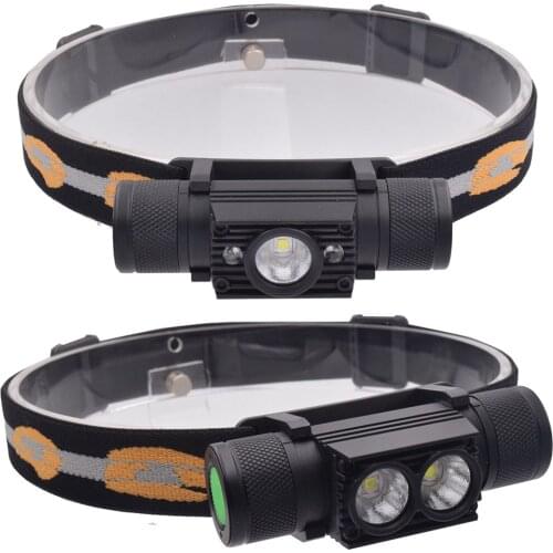 5000LM LED USB XML 2x L2 Headlight Waterproof Head Flashlight Torch Portable LED Head Lamp 18650 Rechargeable Outdoor Light Camp
