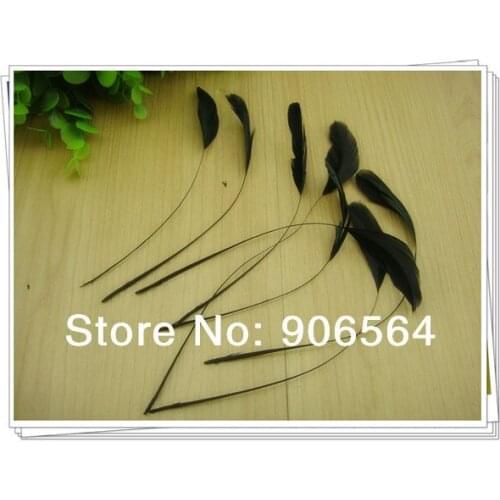 5"-8" Stripper Coque Tails Feather Arrowhead Feather for DIY Fascinators Party Hair Accessories Wedding Headwear 400Pcs/Lot