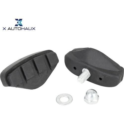 X Autohaux Universual 1/2 Pair Bike Brake Pads Bicycle Block Shoes Pads Mountain Bike MTB 45mm Black Bicycle Block Shoes Pads