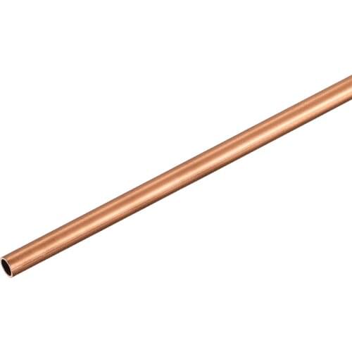 Uxcell Copper Round Tube 3.5mm OD 0.5mm Wall Thickness 300mm Length Pipe Tubing