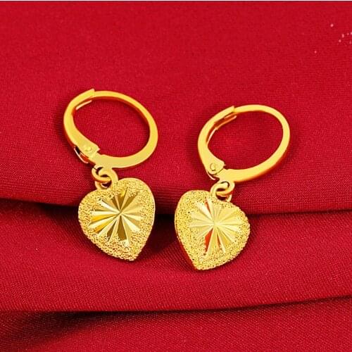 Not Fade Forever 14K Gold Jewelry Dorp Earring for Women Aretes De Mujer Orecchini Bizuteria Garnet Garnet Jewelry Earrings Girl