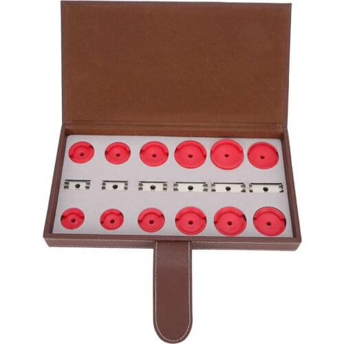 18Pcs Watch Dies for Watch Press Tool Watch Presser Watch Back Cover Case Closing Pressing Tool Closer Accessory for Watchmaker