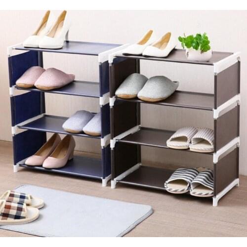 3/4/5 Layers Home Living Room Bedroom Shoes Storage Rack Cloth Shelf Organizer