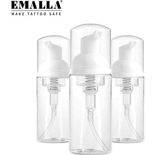 3PCS 200ML White Clear Foam Bottle Bubble Tattoo Bottle Tattoo Supply Cleaning Set Tattoo Bottles Tattoo Accessories