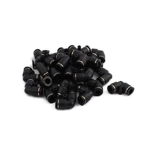 30Pcs L Type A103 Pneumatic Air 2 Way Quick Fittings Connector 8mm Tube Hose