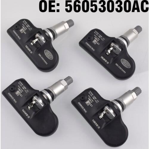 4PCS Car TPMS Tire Pressure Monitoring Sensor 56053030AC 315MHZ for Chrysler 200 300 Dodge Caliber Caravan Magnum Charger