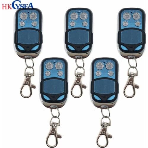 HKCYSEA 5pcs,Cheap Wireless Cloning Garage Door Remote Control Transmitter Duplicator 315/433MHz Self Copy for motorcycles key