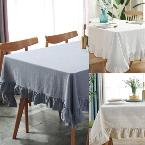 ANENG Linen Tablecloths On The Table