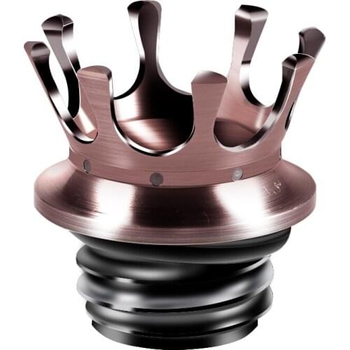 Motorcycle King Crown Gas Cap Fuel Tank Right-hand Thread For Harley Breakout Dyna Fatboy Road King Softail XL1200 883