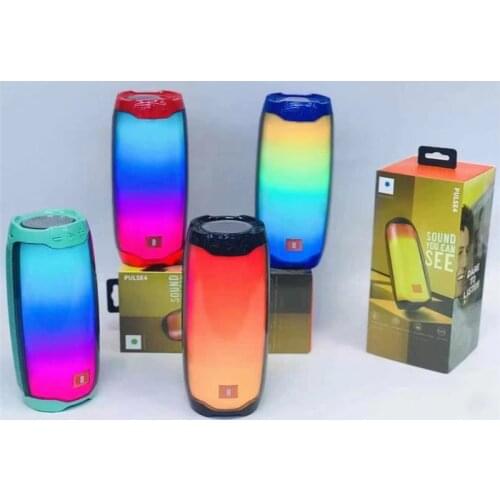 Colorful Light Wireless Subwoofer Outdoor Portable Bluetooth Speaker New 2021 Colorful Light Effect Bluetooth Speaker Electronic