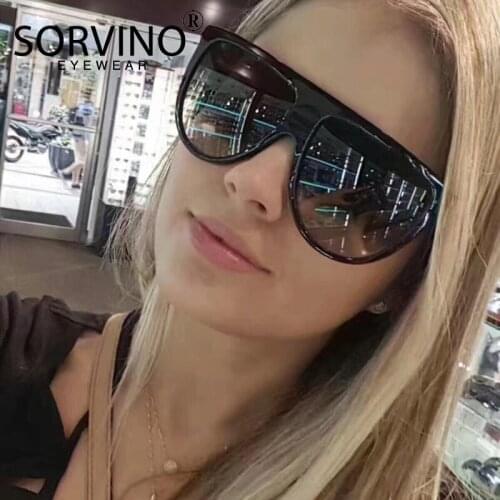 Oversized Square Sunglasses Women Brand Designer Vintage Gradient Lens Fashion Female Flat top Sun Glasses UV400 Shades