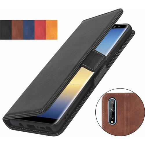 Pu leather Fitted Case for Huawei P Smart S card holder Wallet Cover Short-buckle Flip book holster protective phone bag case GG