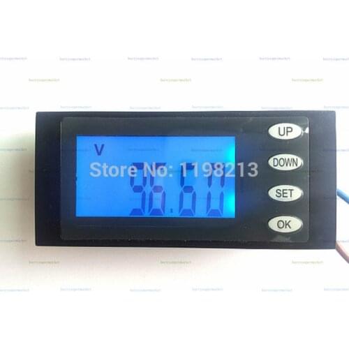 Digital Power meter tester monitor checker Current Voltage Watt KWh Time Energy Meter Voltmeter Ammeter AC80-260V 50/60Hz 20A