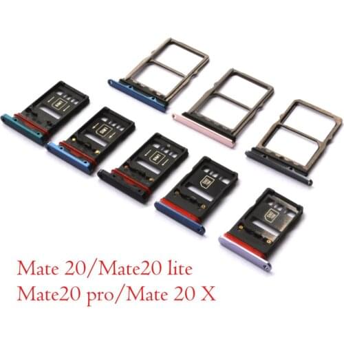 Sim Card SD Reader Holder Sim Tray Adapter replacement for Huawei Ascend Mate 20 pro X lite Huawei Mate20 X pro lite