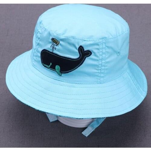 Baby Hat Soft Cotton Sun Infant Boys Girls Bucket Hat Denim Cotton Toddler Kids Cap