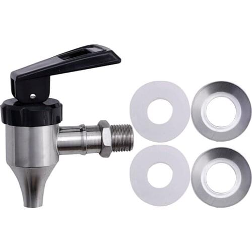 Stainless Steel Drink Dispenser Plastic Coffee Valve Wine Barrel Faucet / Spigot R7UB
