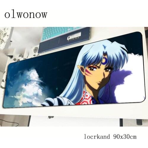 Inuyasha mouse pad 900x300x3mm Popular mousepads best gaming mousepad gamer best seller personalized mouse pads keyboard pc pad