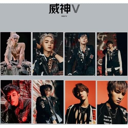 KPOP Wei Shen V Peripheral Poster WayV Album Pictorial Photo Postcard Photo Awaken The World Sticker Hot Sale