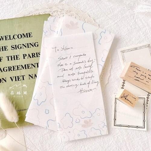 Morinos letter Envelope Letter Paper Set Gift Blessing Love Letter Bullet Journaling Accessories Aesthetic Stationery