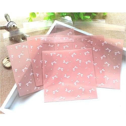 100pcs Opp Plastic Bags Candy Cookie Bags Gift Bag Lollypop Bread Packing Party Wedding Decoration Favors Supplies Chocolate Box