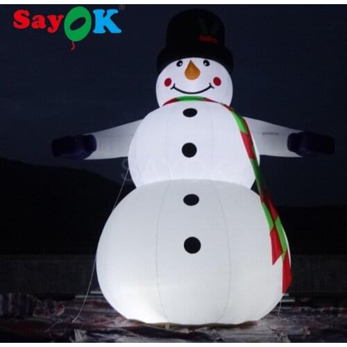 Festival Christmas Decoration Inflatable Snowmans Blow up Christmas Children Toys giant outdoor 6.5ft inflatable snowman costume