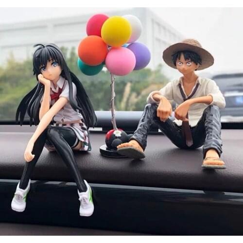 Car Interior Supplies Cute Doll Cartoon Anime Handmade Car Ornaments Car Accessories Boys and Girls Birthday Gifts