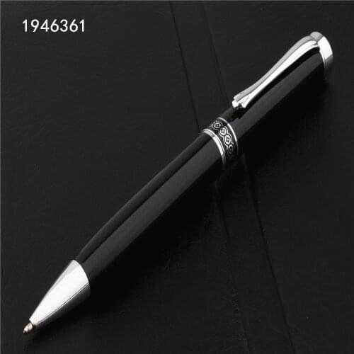 High quality 300 Black Signature Student office Medium Nib Ballpoint pen Ancient coins Trim New
