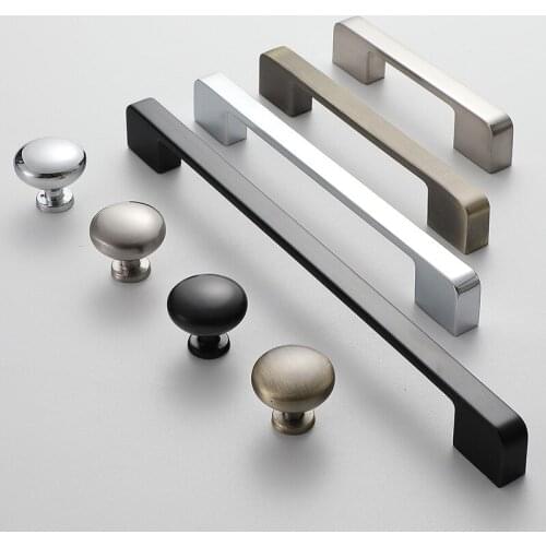 American Style Kitchen Cabinet Handles Cupboard Pulls Zinc Aolly Drawer Pulls and Knobs Fashion Furniture Handle Hardware