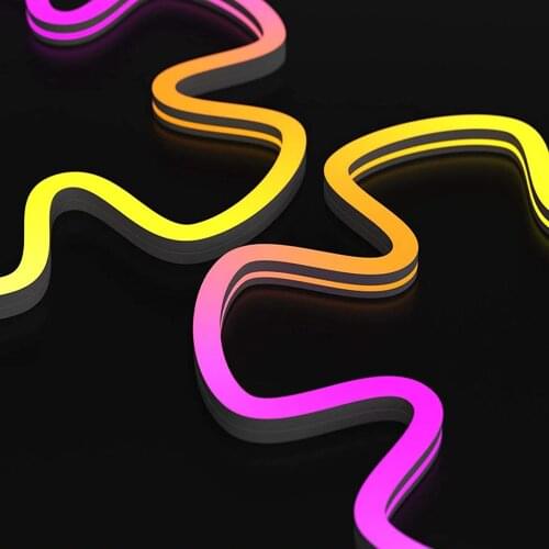 WS2811 LED Strip Dreamcolor LED Neon Lights Soft Silica Gel Tube Light Inside RGB 5050 SMD Flexible Tape Waterproof IP67 DC12V