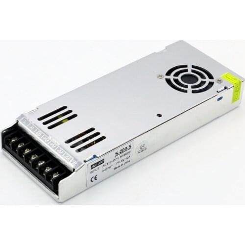 Slim Volume Led Display Driver Power Supply 5V 40A 200W