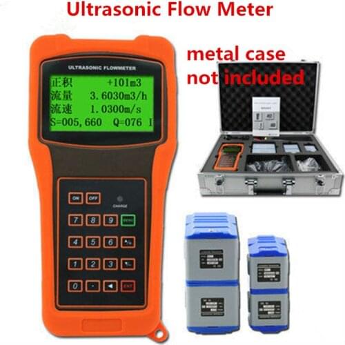 TUF-2000H-TM-1+TS-2 Ultrasonic Flow Meter Flowmeter TS-2 DN15-DN100 TM-1 DN50-DN1000 Without Package Case