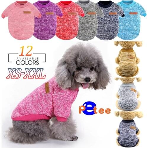 Winter Warm Dog Clothes For Small Dogs Soft Pet Dog Sweater Clothing For Dog Chihuahua Clothes Classic Pet Outfit Ropa Perro
