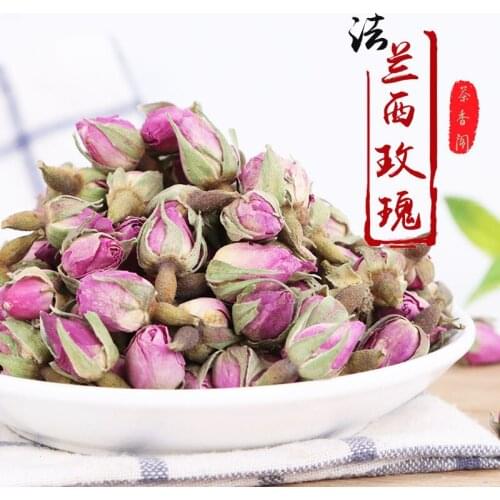 2021 French Rose Tea Dried Flowers Moisturize the Skin Remove Dark Spots Beauty Health Slimming Flower Tea Women Gift Party