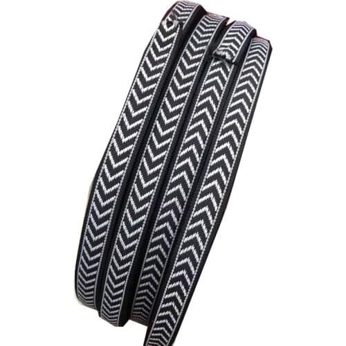 45yards/lot wide 1.1CM Woven Jacquard Ribbon geometric for clothing accessory ZH-4914
