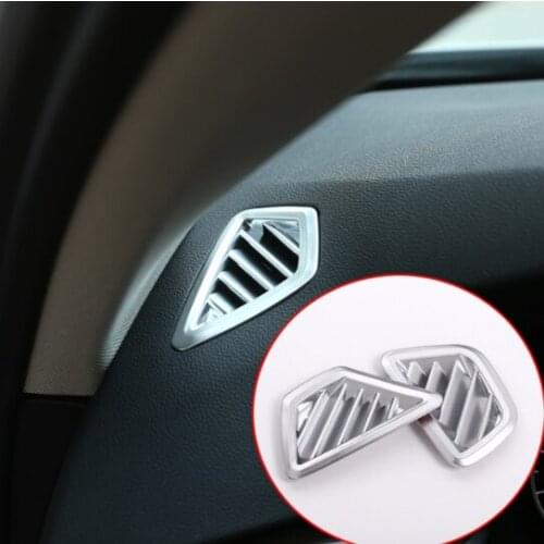 ABS Chrome Car Dashboard Side Air Conditioning Outlet Vent Frame Cover Trim For BMW 5 Series G30 2018 Interior Accessories