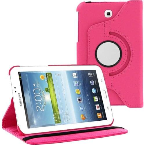2019 Cover For Samsung Galaxy Tab 3 7" SM-T210 T211 P3200 P3210 Case 360 Rotation Flip Pu Leather Funda Tab3 7.0inch T210 Glass