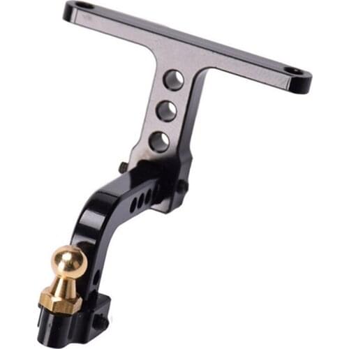 CNC Metal Adjustable Trailer Hitch Receiver Tow Hook for TRX4 SCX10 D90 1/10 RC Crawler Car Rear Bumper