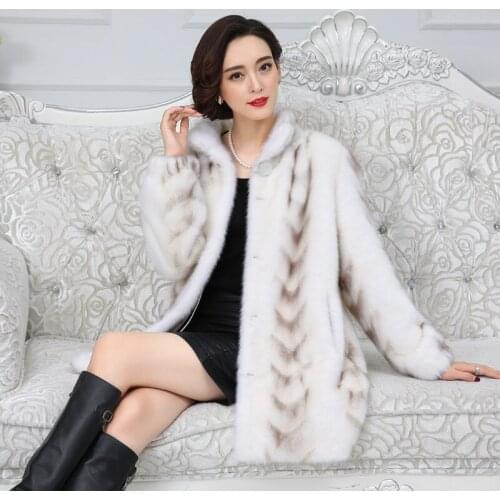 Long Fur Coats Overcoat Female Outwear 2021 Winter Women Plus Size Faux Fur Coat High Quality Mink White Thick Warm Jacket