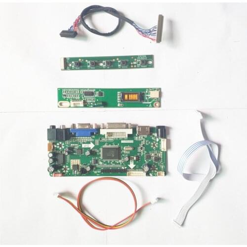 For CLAA154WA01/AQ CCFL LVDS 30Pin 15.4" 1280*800 HDMI-Compatible+VGA+DVI LCD monitor M.NT68676 screen controller board