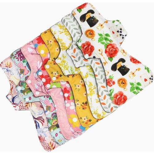 Asenappy reusable Heavy Night Use Cloth Menstrual Pad Sanitary Pad 5 pieces
